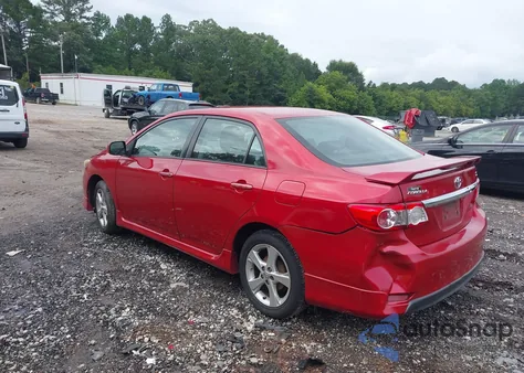 2012 Toyota Corolla S from USA, damaged, VIN 2T1BU4EE7CC780355
